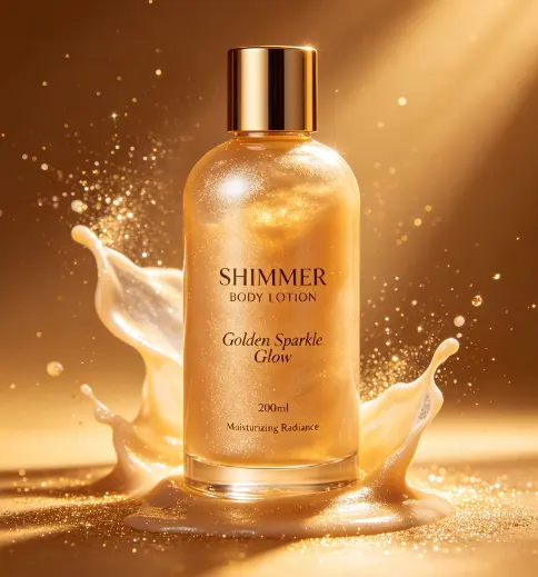 Shimmer Body Lotion Sparkling Illuminating Moisturizing Whitening Body Lotion Shimmer Glow Skin Brightening Body Cream for Women