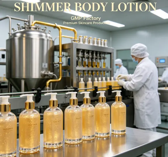 Shimmer Body Lotion Sparkling Illuminating Moisturizing Whitening Body Lotion Shimmer Glow Skin Brightening Body Cream for Women