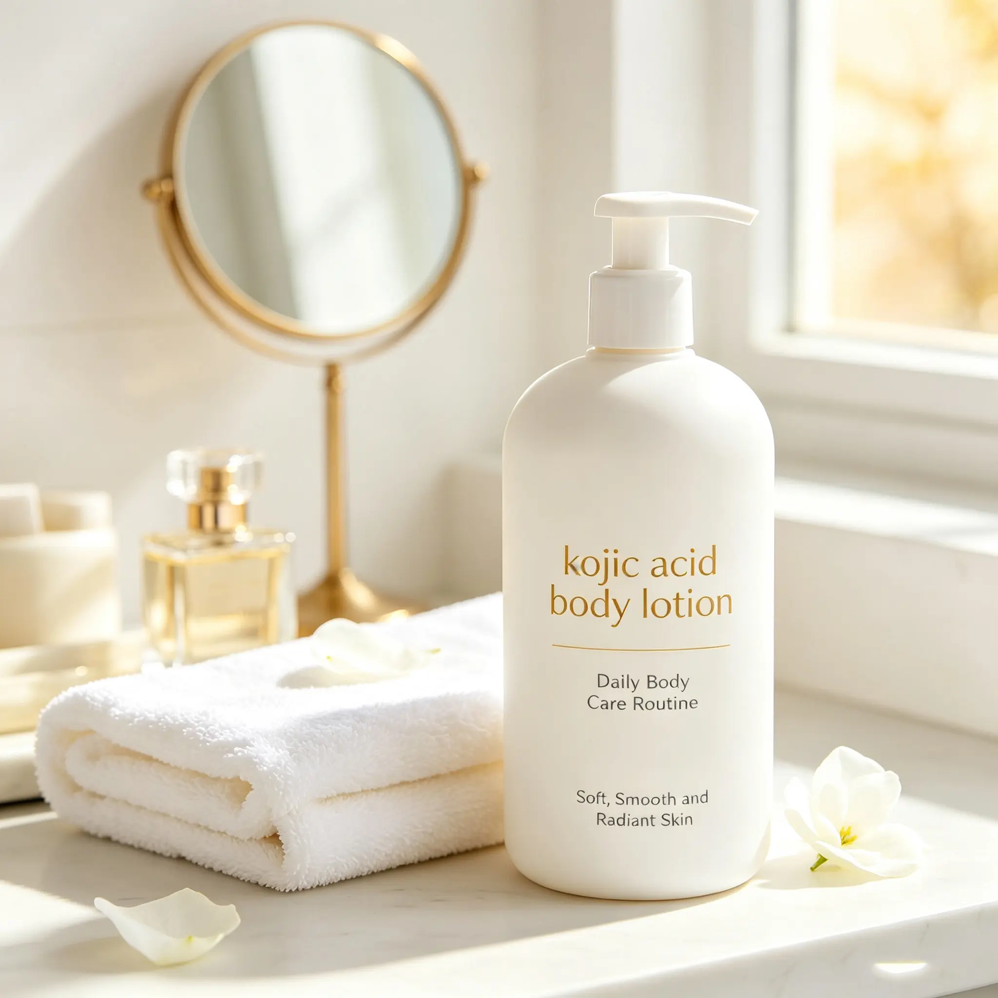 Kojic Acid Body Lotion, Brightening Moisturizing Body Lotion for Smooth, Hydrated and Radiant Skin Care