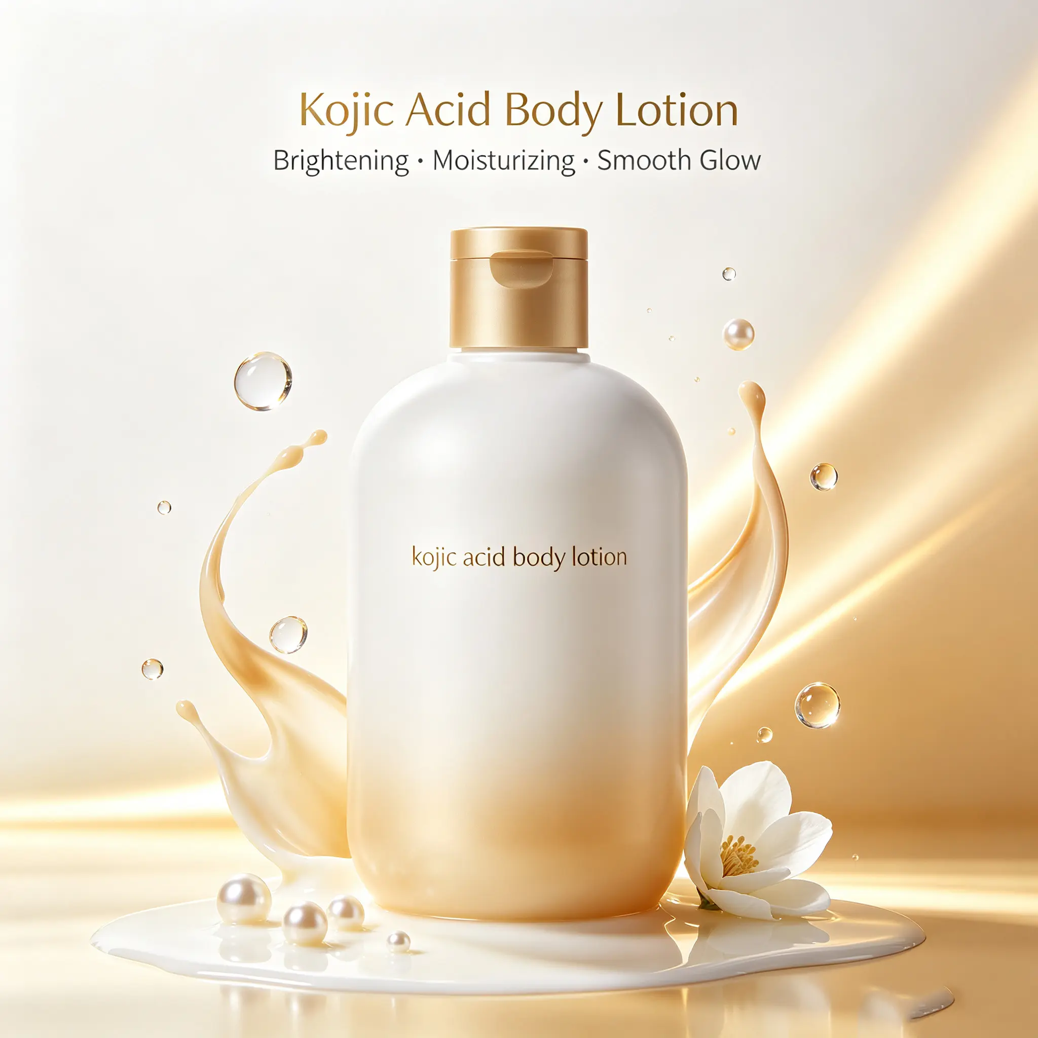 Kojic Acid Body Lotion, Brightening Moisturizing Body Lotion for Smooth, Hydrated and Radiant Skin Care