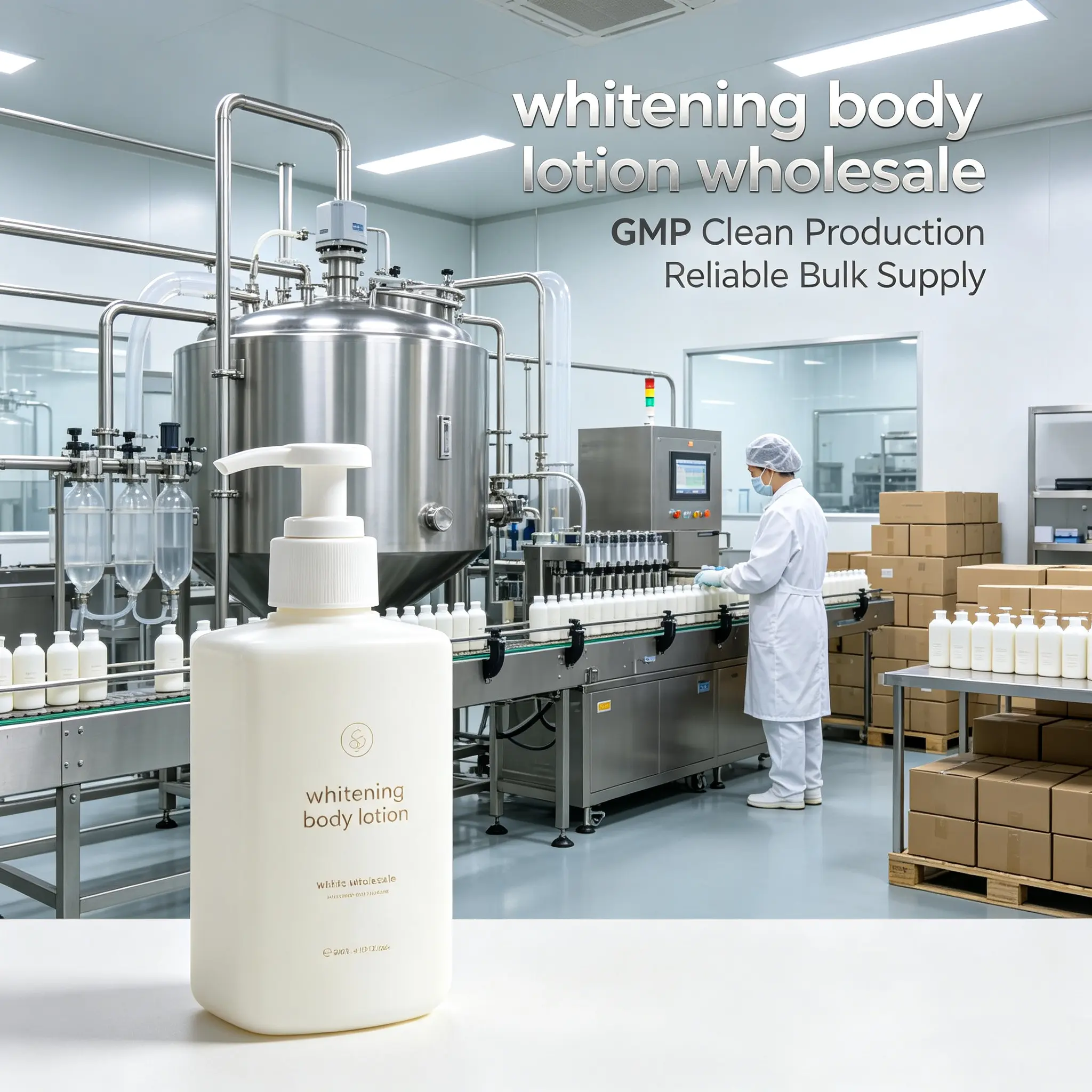 Whitening Body Lotion Wholesale, Brightening Moisturizing Body Lotion for Smooth, Hydrated and Radiant Skin Care