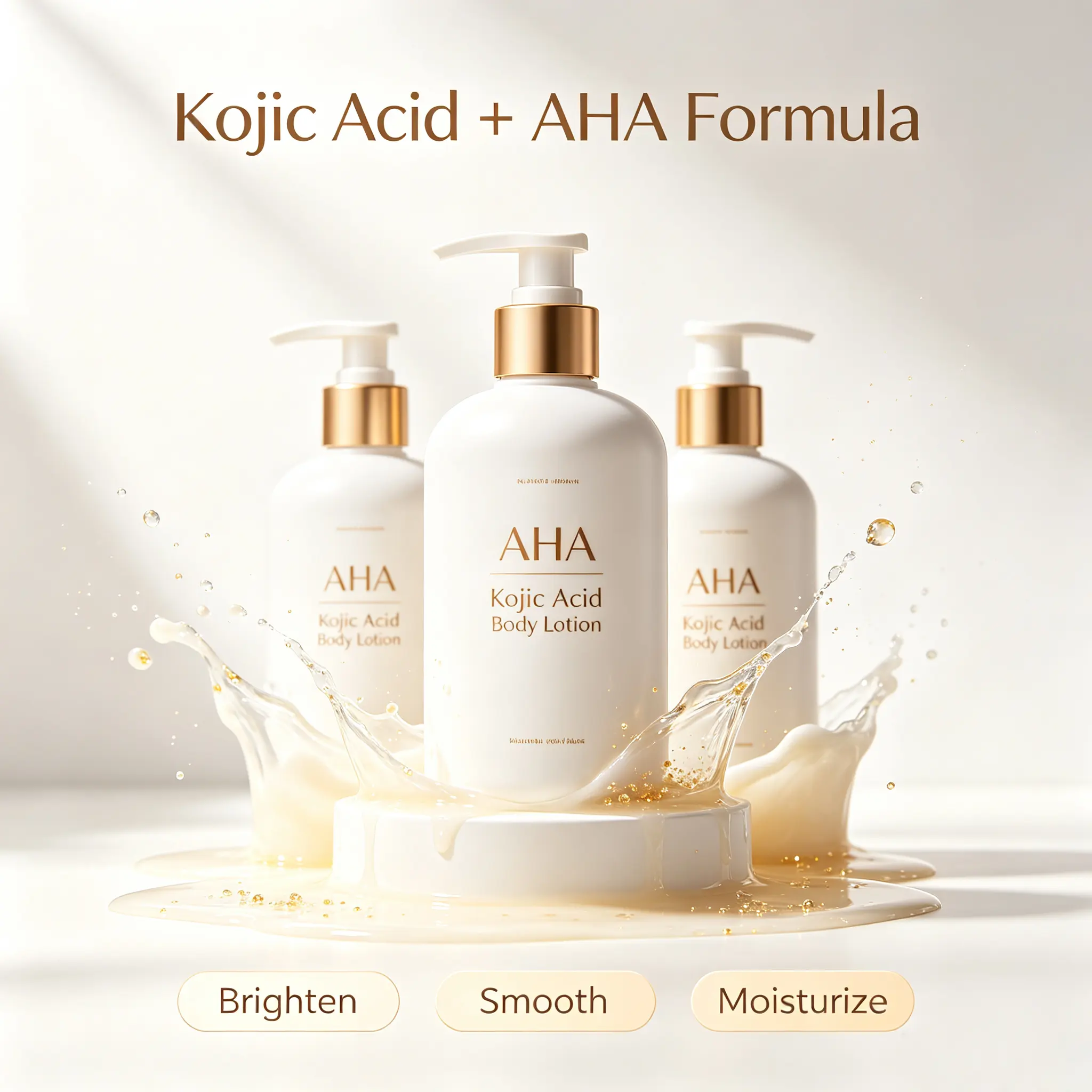 Nourishing Anti-Aging Lightening Vitamin C Shea Butter Body Lotion with Kojic Acid & AHA Whitening Body Lotion Wholesale