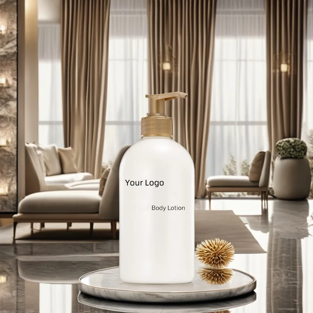 Private Label Body Lotion 200ml Whitening Body Cream with Shea Butter Herbal & Vitamin C Ingredients OEM Supply