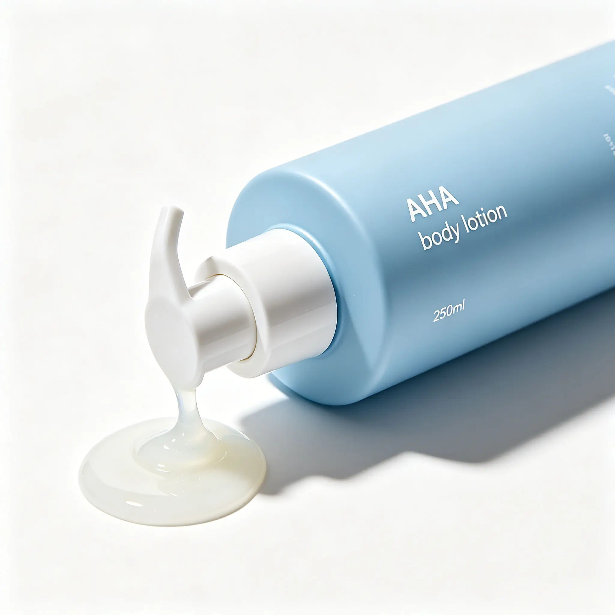 AHA Body Lotion Body Milk Private Label Skin Brightening Remove Dead Skin Improve Rough Chicken Skin Hydrating Soften Body Skin