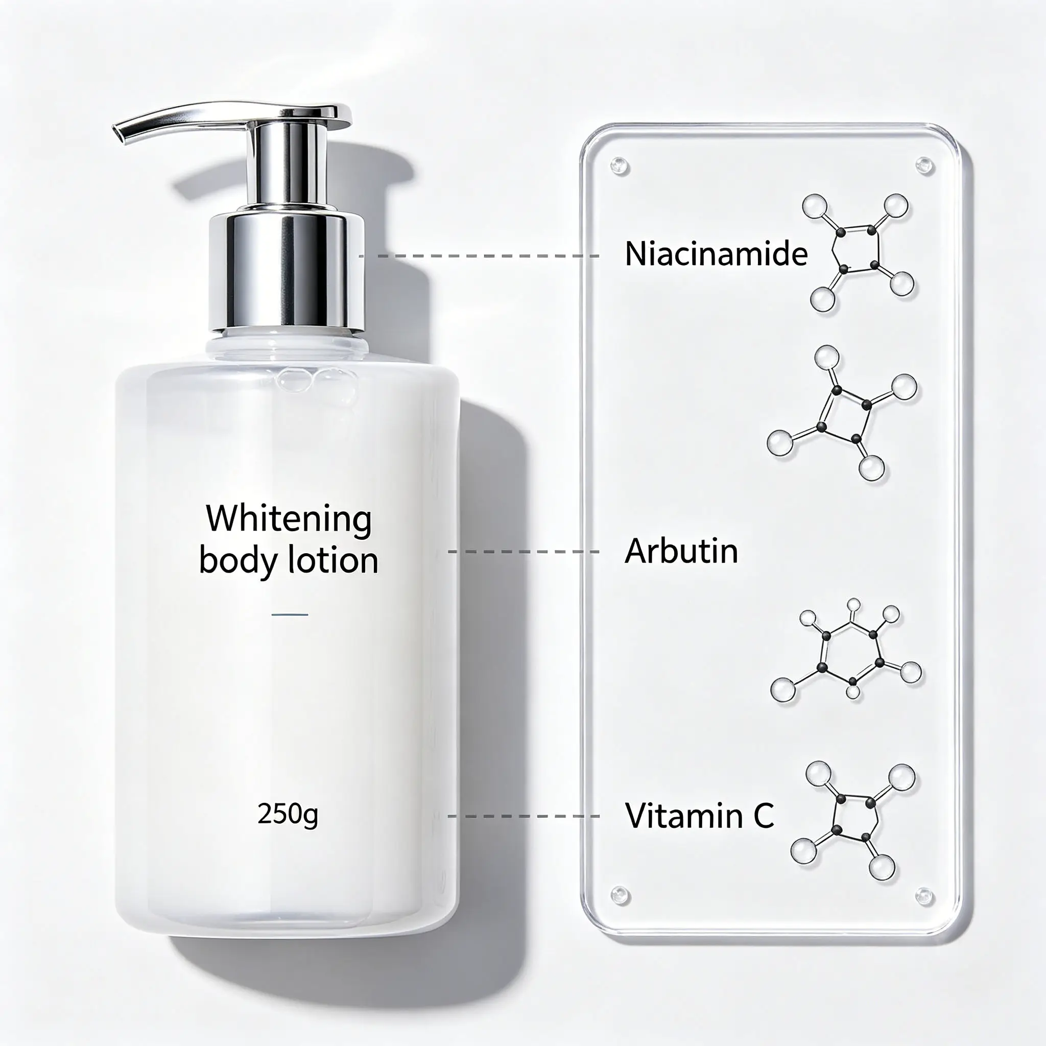 Whitening Body Lotion Wholesale Moisturizing Brightening Body Milk Private Label Body Lotion Fade Dark Spots