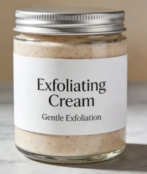 Exfoliating Body Cream with Collagen and Natural Aloe Vera & Fruit Ingredients for Deep Cleaning & Whitening Private Label