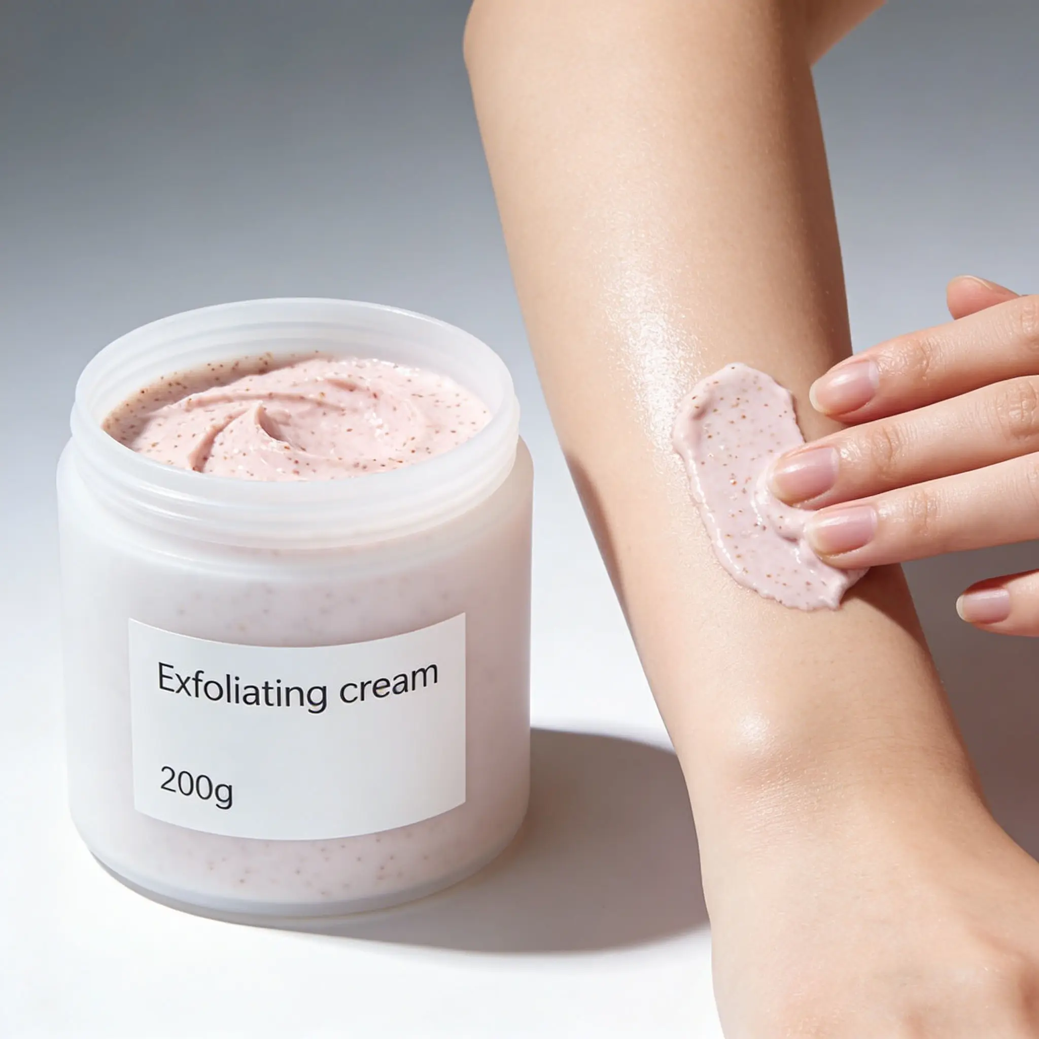 Exfoliating Cream Moisturizing Cream Scrub for Skin Brightening & Smoothing