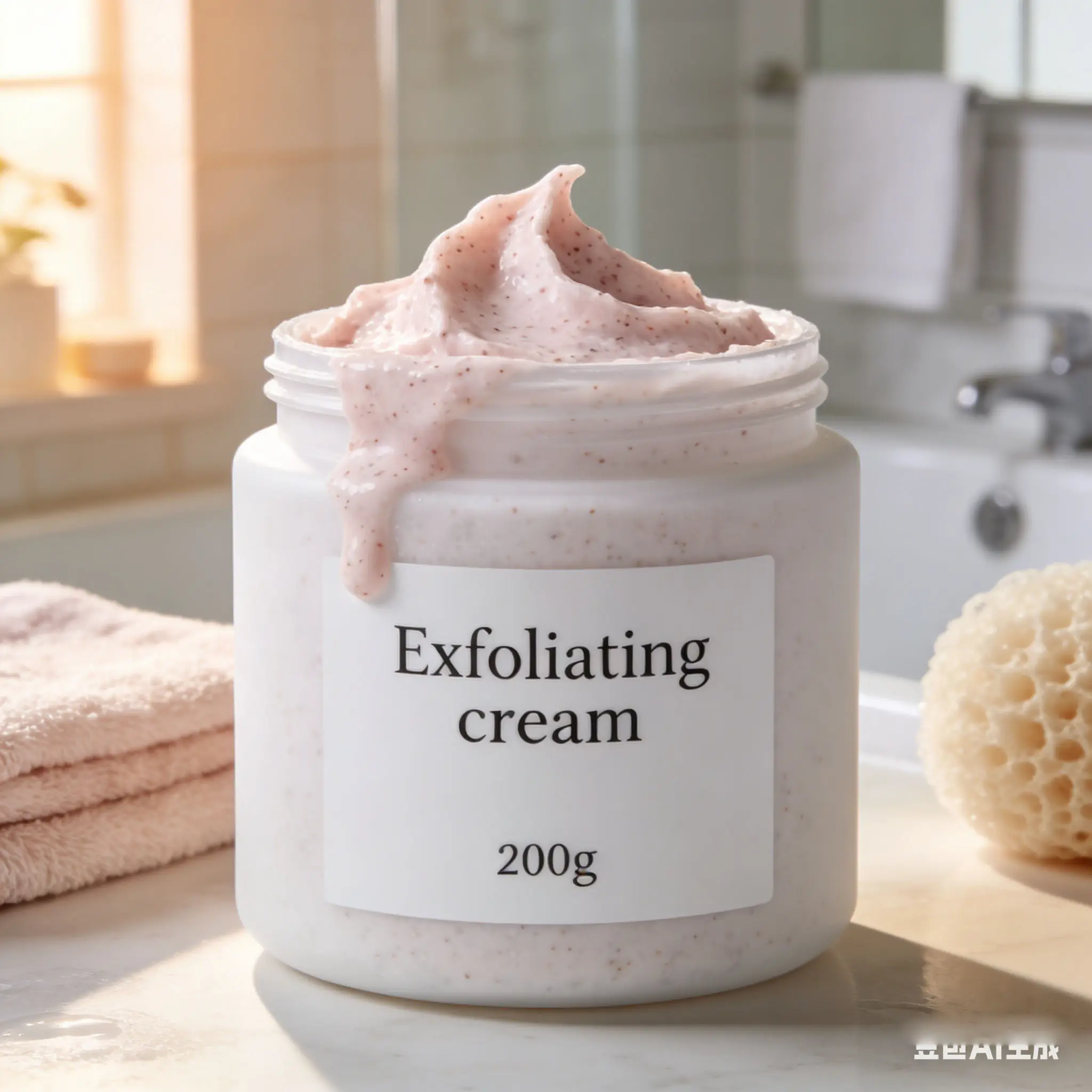 Exfoliating Cream Moisturizing Cream Scrub for Skin Brightening & Smoothing