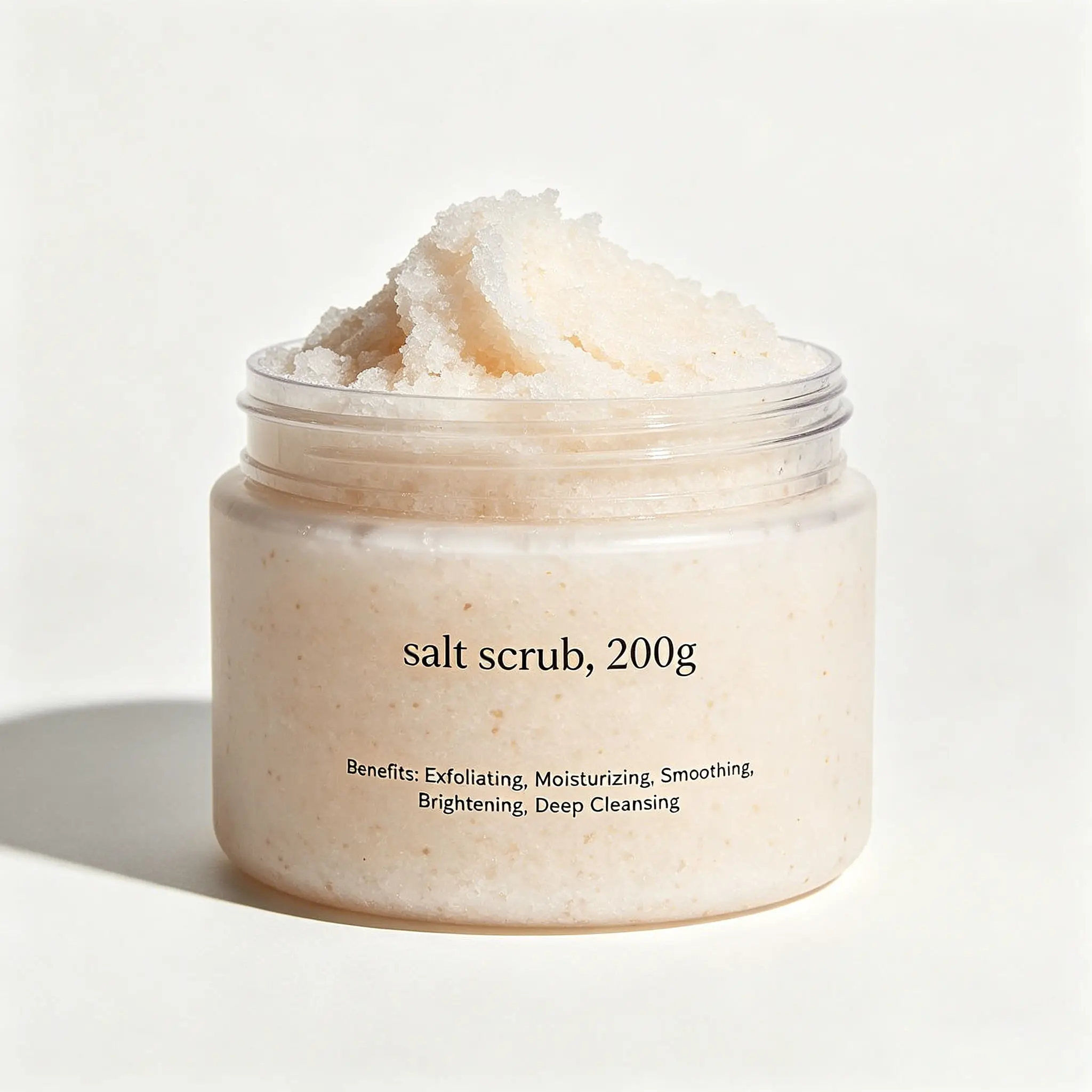 Natural Mineral Salt Scrub Exfoliating Salt Scrub Deep Cleansing Salt Scrub Moisturizing Body Exfoliator Bulk Customizable