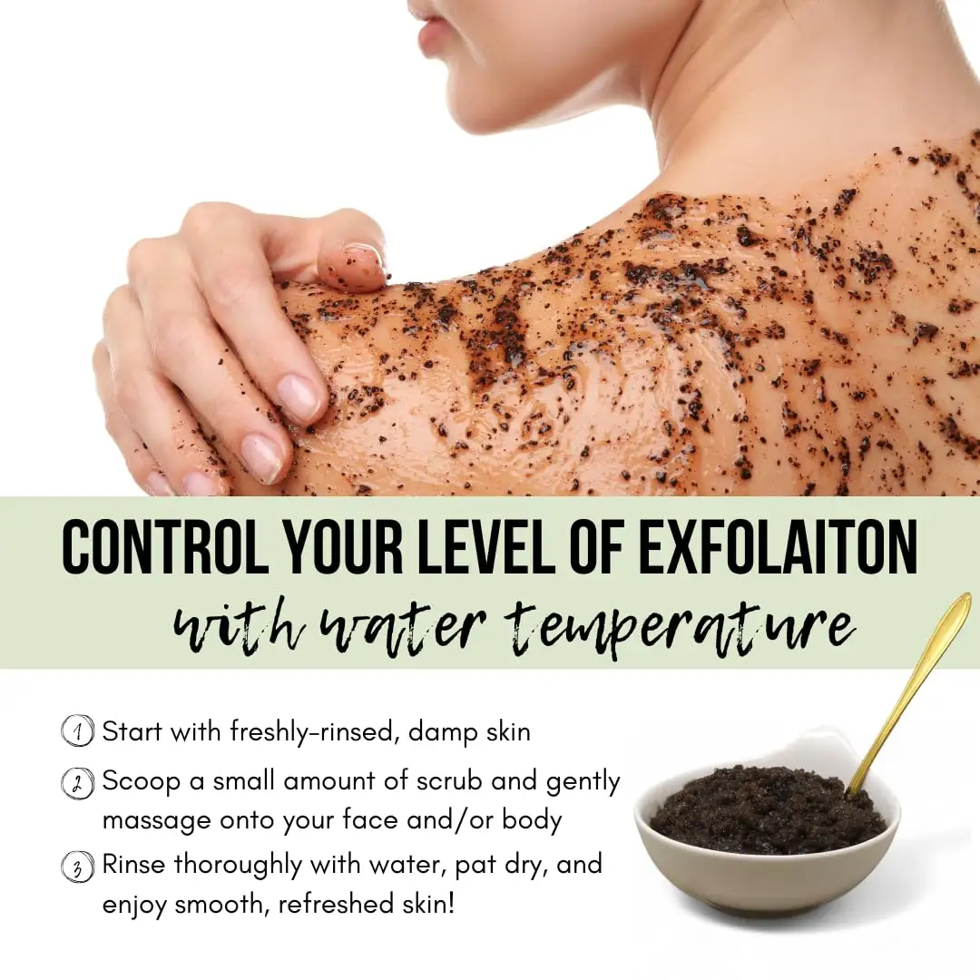 All Natural & Authentic GREEN TEA Body Scrub With Dead Sea Salt Minerals Paraben Free Green Tea Sea Salt Body Scrub