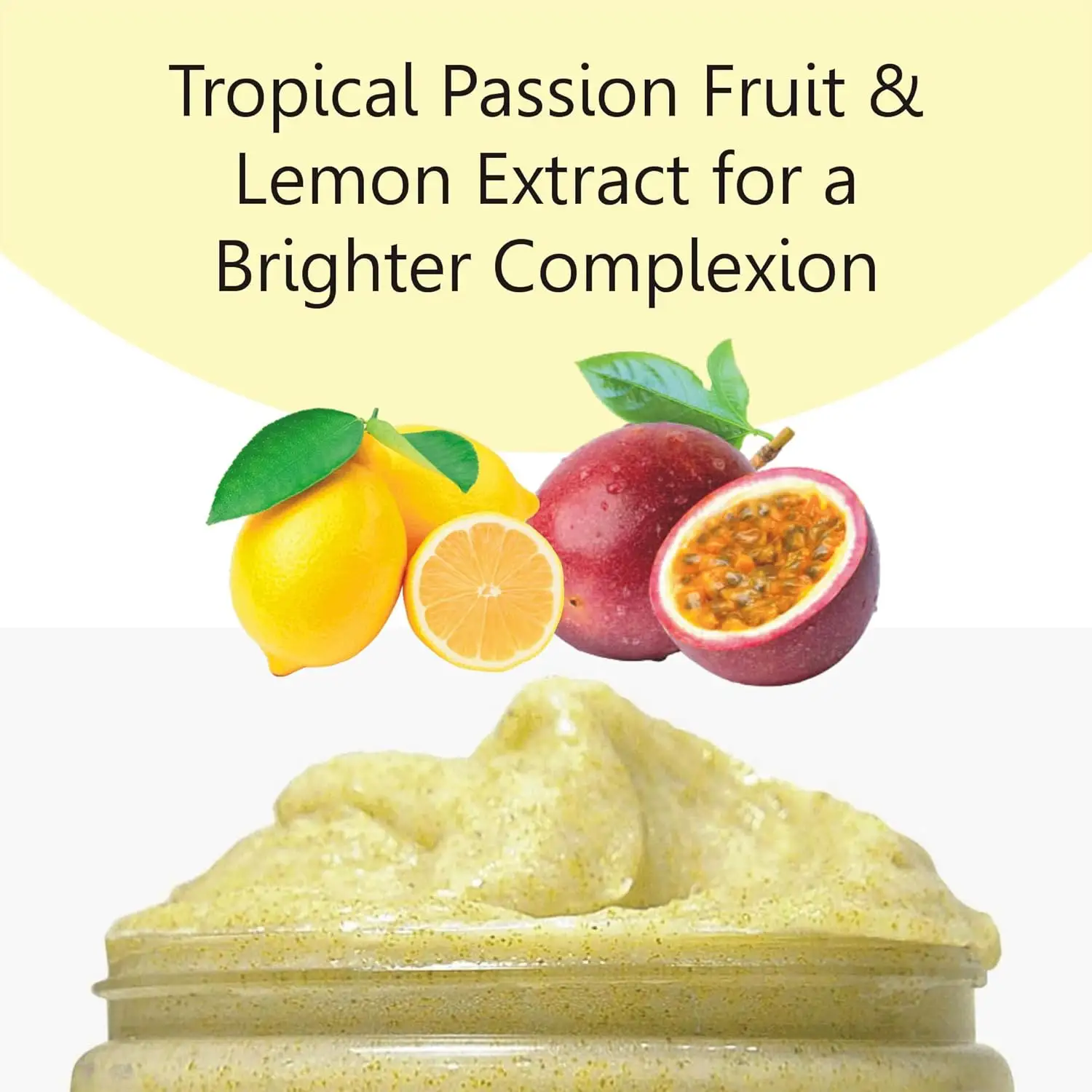 Body Scrub Natural Exfoliating Salt Scrub & Body and Face Souffle Helps With Moisturizing Exfoliating Fruit Body Scrub Cream