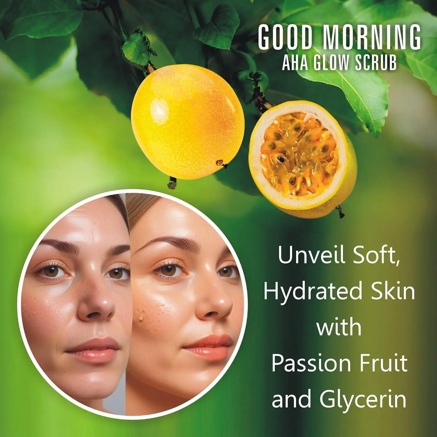 Body Scrub Natural Exfoliating Salt Scrub & Body and Face Souffle Helps With Moisturizing Exfoliating Fruit Body Scrub Cream