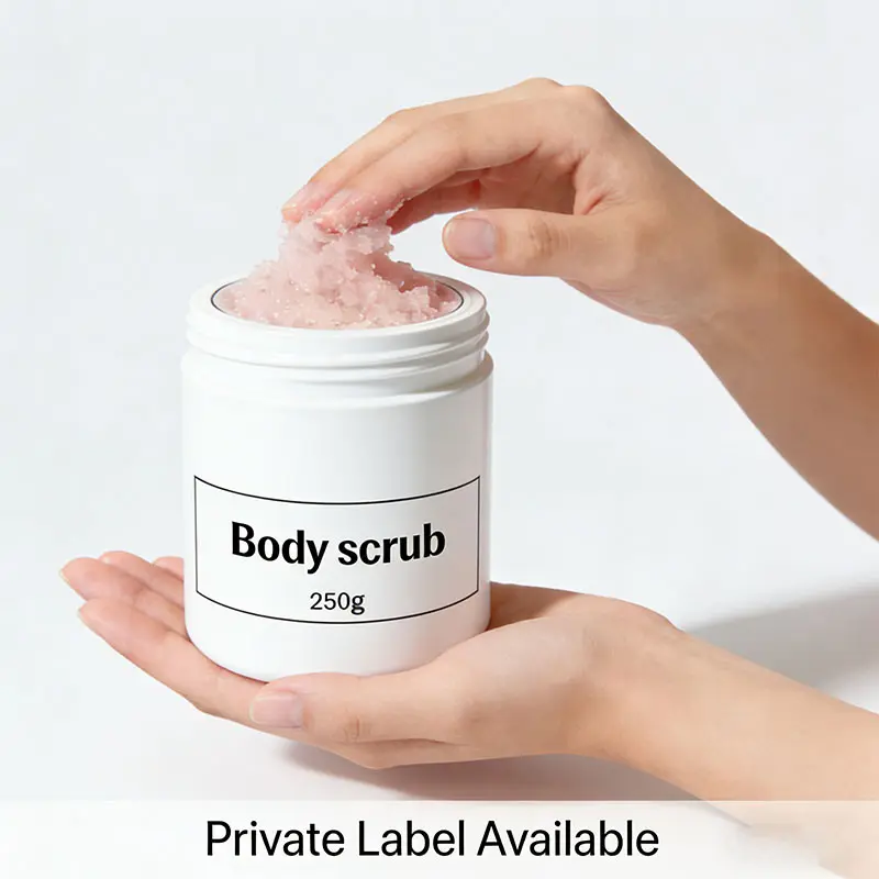 Body Cream and Scrub for Wholesale Body Scrub in Bulk Kojic Acid Body Scrub 250g for Exfoliation & Skin Brightening