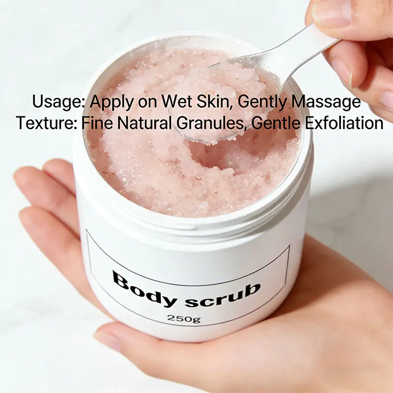 Body Cream and Scrub for Wholesale Body Scrub in Bulk Kojic Acid Body Scrub 250g for Exfoliation & Skin Brightening
