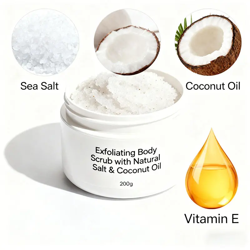 Wholesale Body Cream and Scrub with Bath Salt in Bulk Exfoliating & Nourishing for All Skin Types