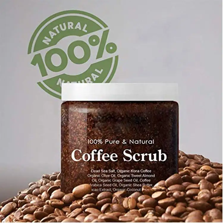 Whitening Smoothing Remove Dead Skin Cell Coffee Body Scrub Exfoliate Old Cells Away Face Scrub