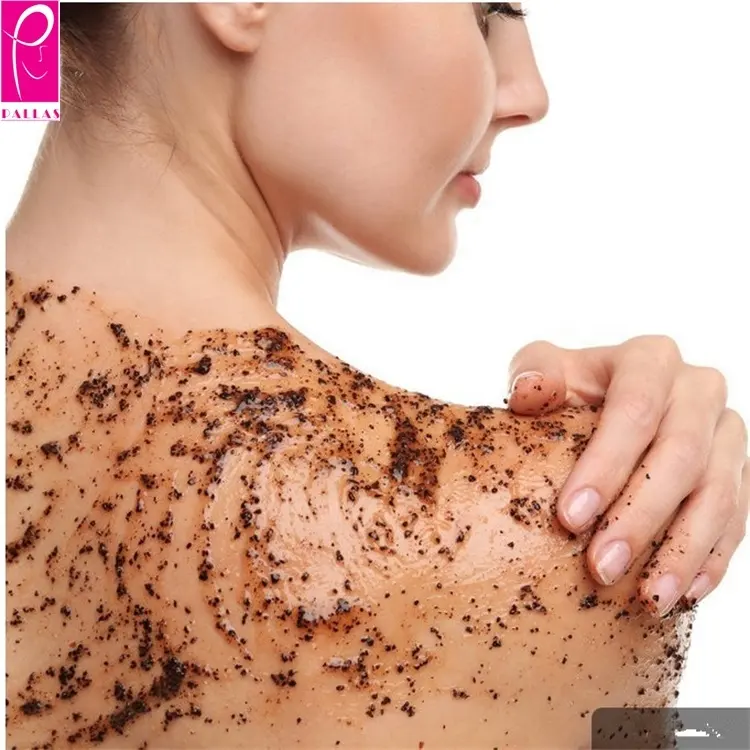 All Natural Arabica Coffee Body Scrub with Vitamin C Charcoal Exfoliating Brown Sugar Cream All Natural Ingredients