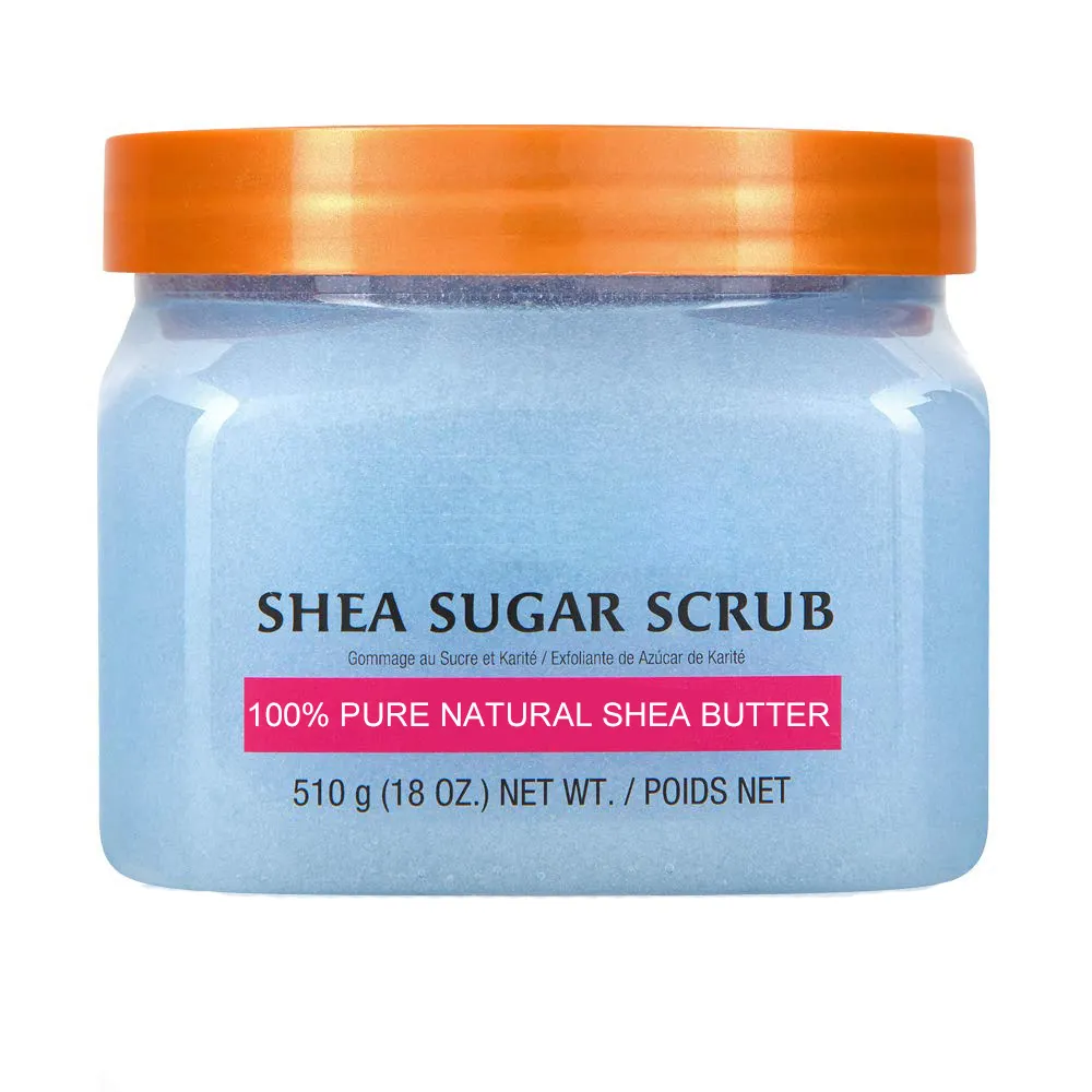 OEM 100% Pure Natural Shea Butter Shea Sugar Hydrating and Exfoliating Body Scrub