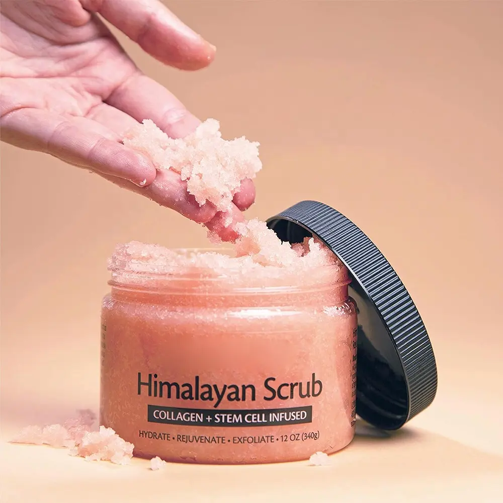 OEM 100% Pure Natural Shea Butter Shea Sugar Hydrating and Exfoliating Body Scrub