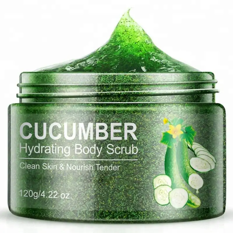 Skin Care Body Scrub Organic Cucumber Hydrating Nourish Face Skin Care Body Scrub