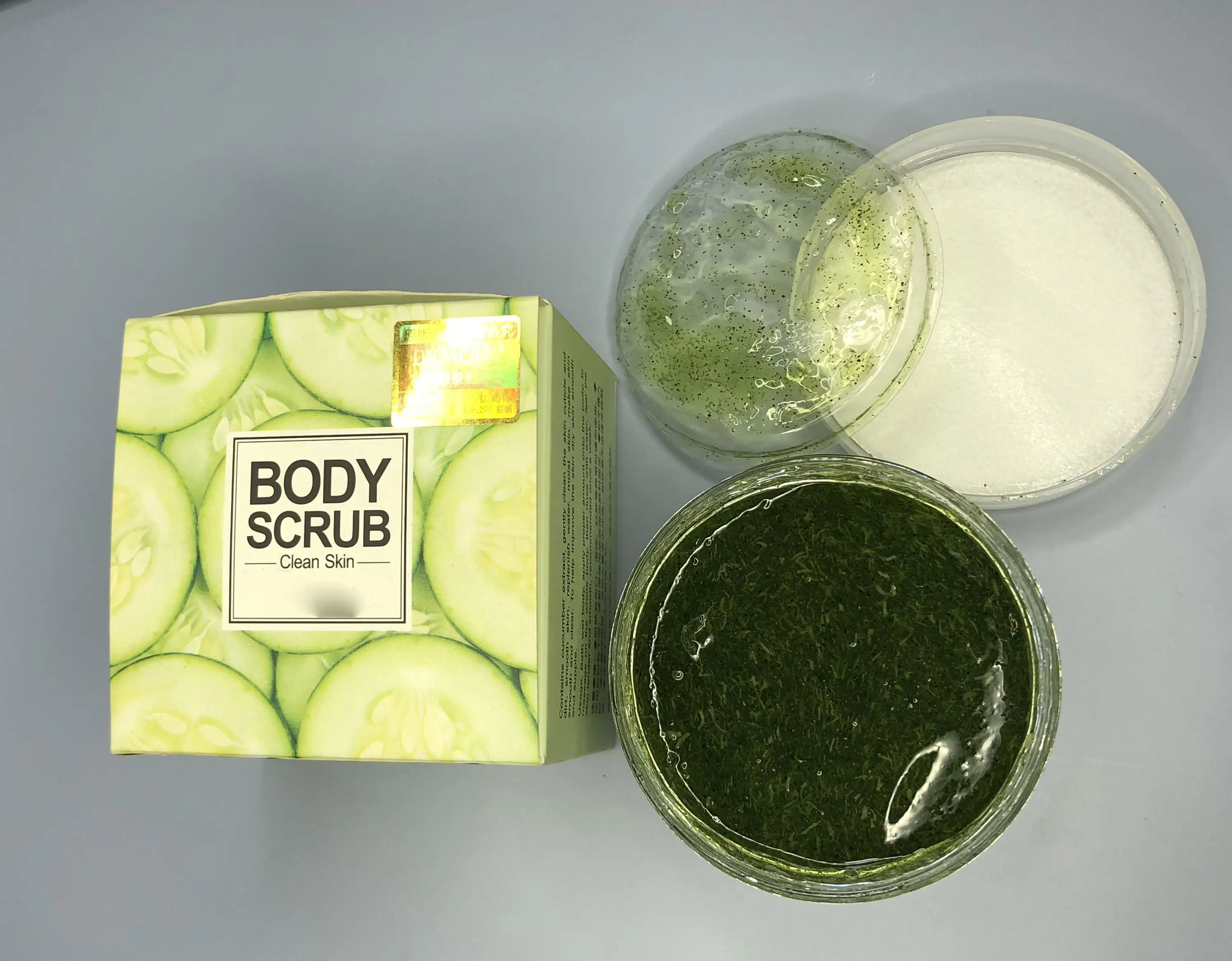 Skin Care Body Scrub Organic Cucumber Hydrating Nourish Face Skin Care Body Scrub
