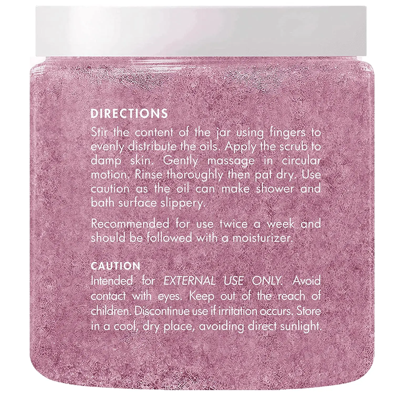 Salt Body Scrub with Lychee Oil, Exfoliating Salt Scrub to Exfoliate & Moisturize Skin, Deep Cleansing