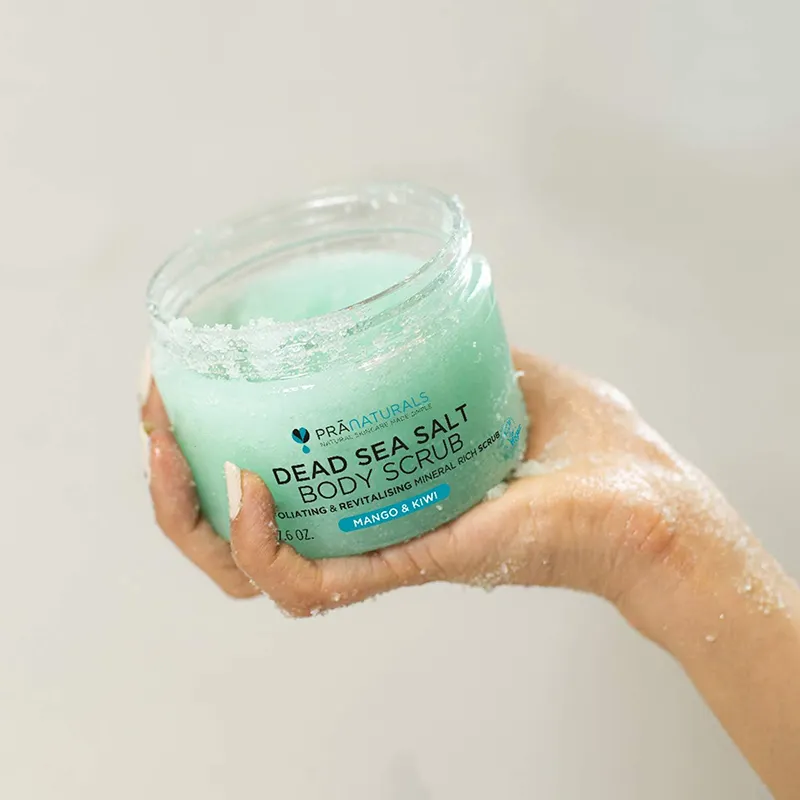 OEM Private Label Body Scrub Nourishing Skin Exfoliating Salt Scrub Natural Minerals Face and Body Scrub for All Skin Types