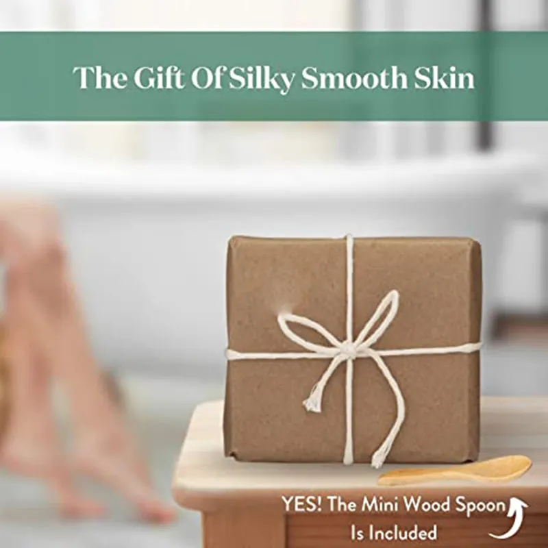Coconut Vanilla Salt Scrub All Natural Skincare Goodness | Gently Exfoliating Body Scrub Packed With Skin Loving Moisturizers
