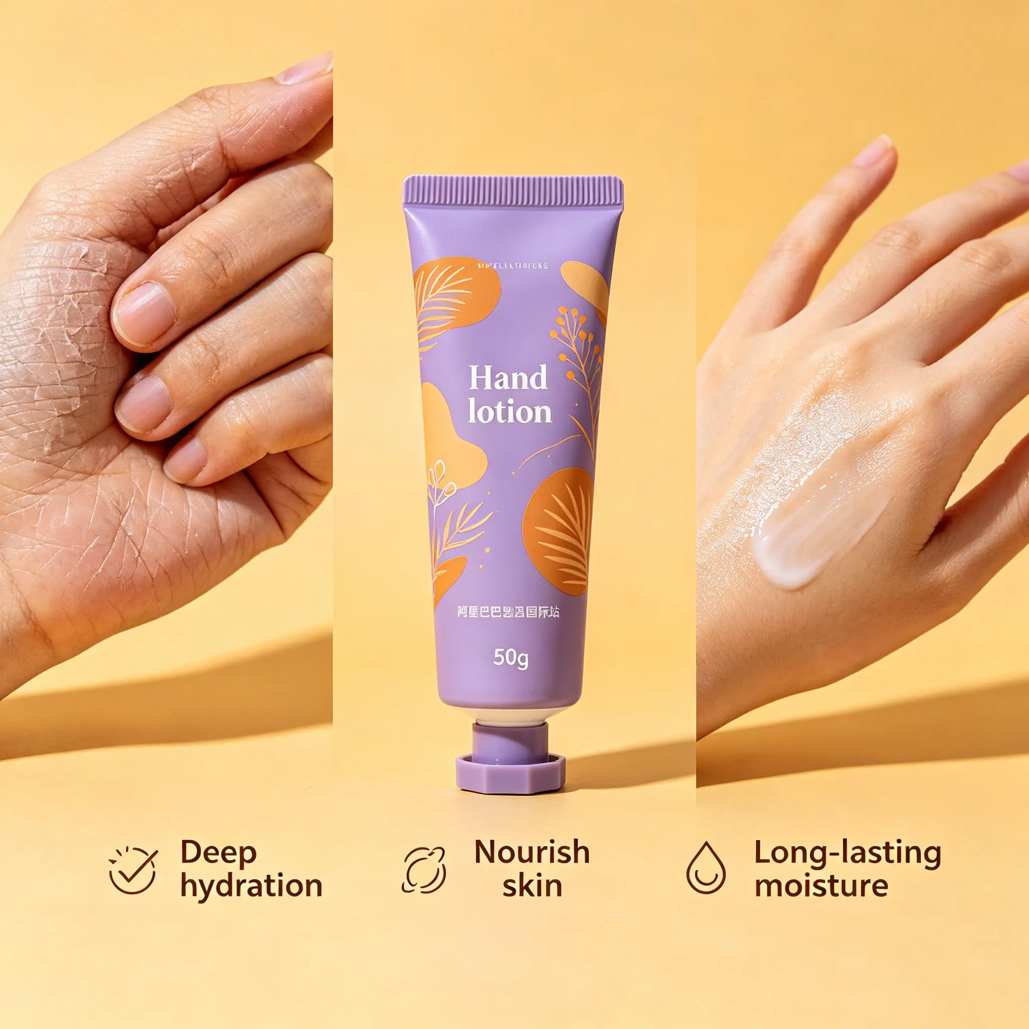 Moisturizing Hand Cream Dry Skin Repair Hand Lotion Custom Private Label Wholesale Hand Care