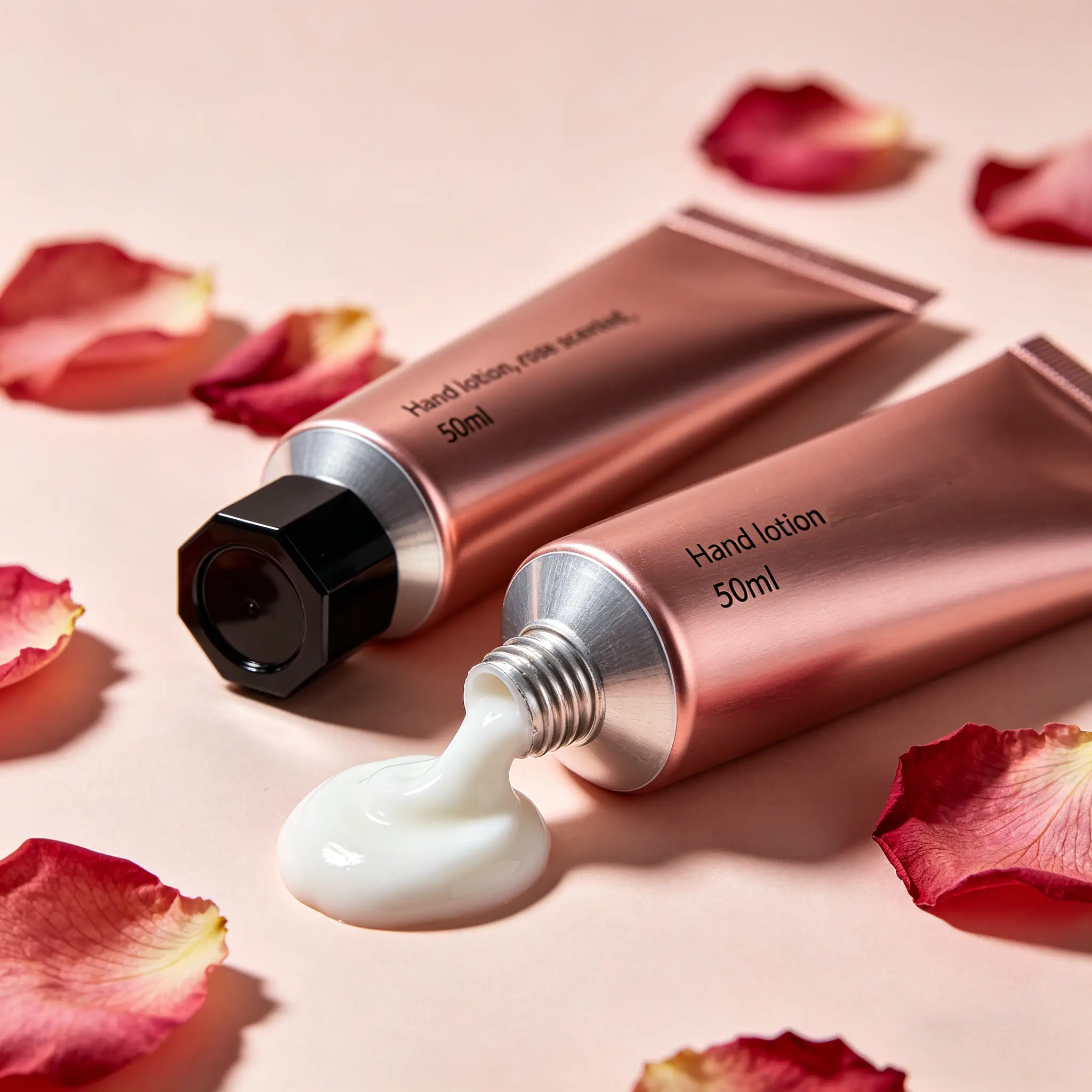 50ml Rose Scent Moisturizing Hand Cream Nourishing Hand Lotion Natural Shea Butter Repair Dry Skin Private Label Bulk
