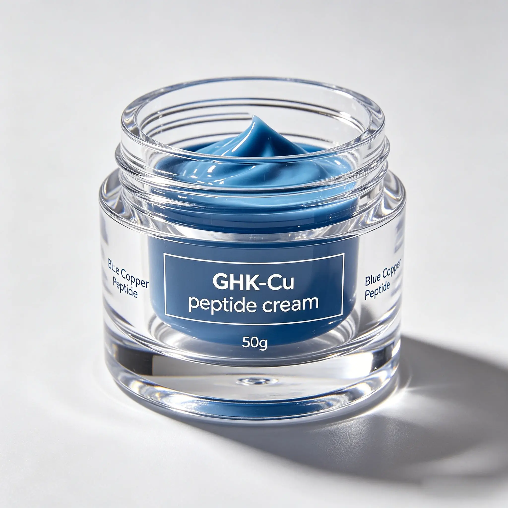 GHK-Cu Peptide Cream Anti Aging Face Cream Skin Barrier Repair Hydrating Facial Moisturizer Private Label Wholesale