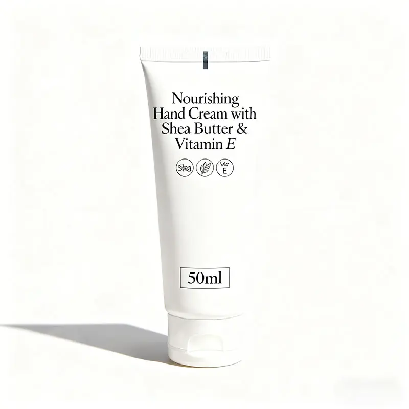 Nourish Glow Premium Hand Cream 50ml Natural Shea Butter Moisturizer for Dry Cracked Skin Non-Greasy & Fast-Absorbing