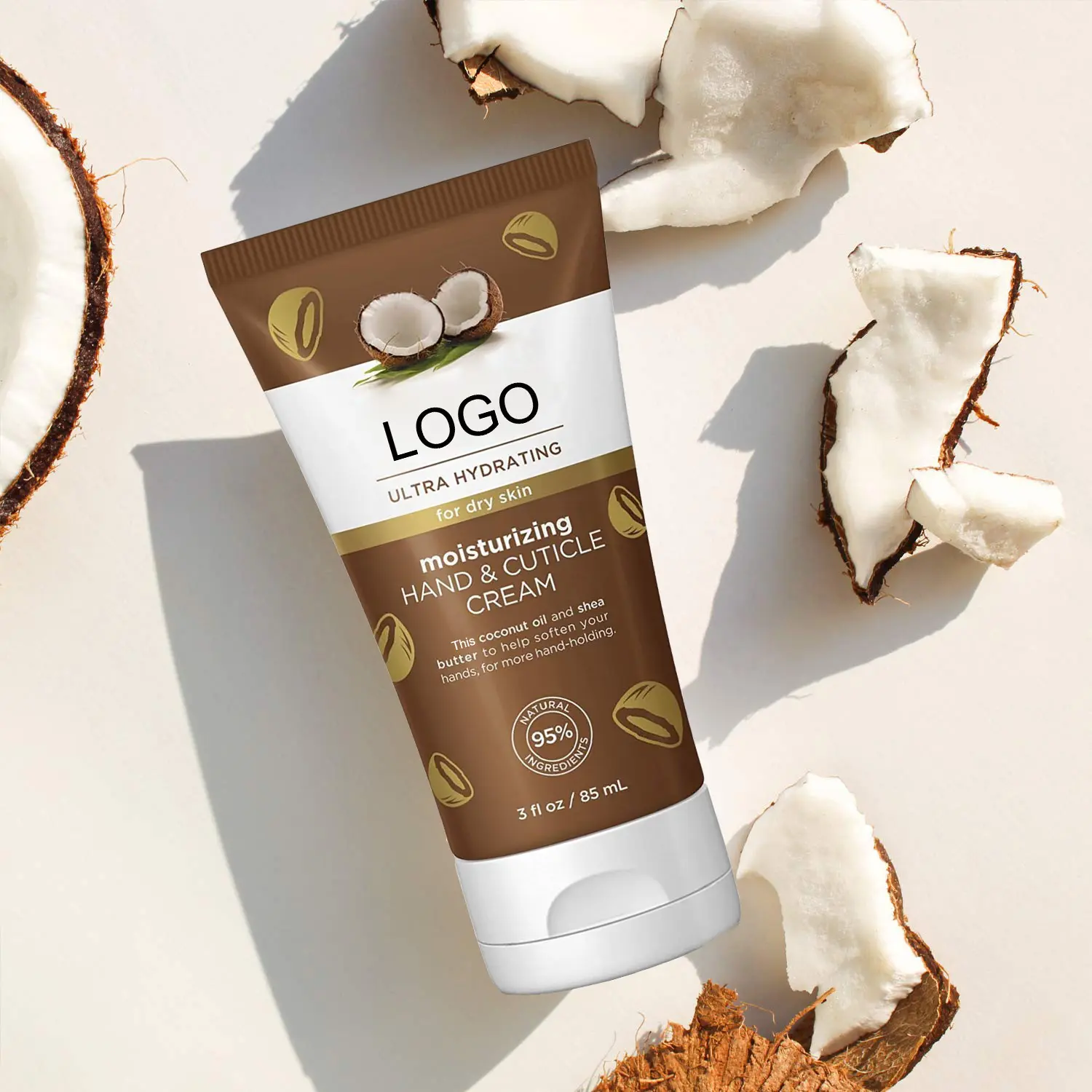 Coconut Shea Butter Ultra Hydrating Moisturizing Hand & Cuticle Cream for Dry Skin detail