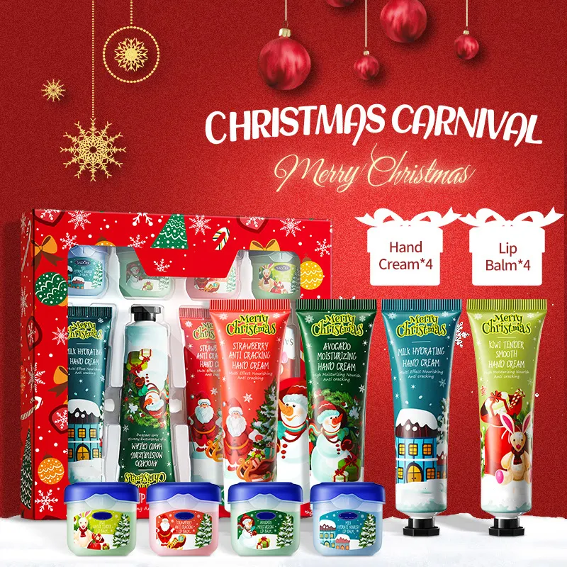 OEM/ODM Whitening Hand Lotion Moisturizing and Soothing Christmas Hand Cream Set