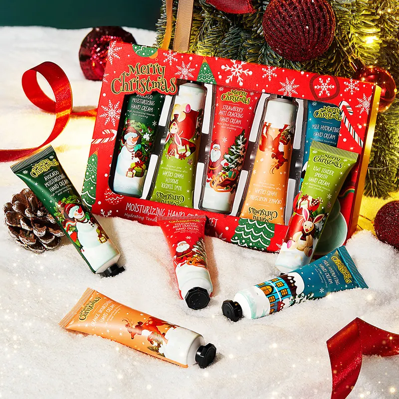 OEM/ODM Whitening Hand Lotion Moisturizing and Soothing Christmas Hand Cream Set