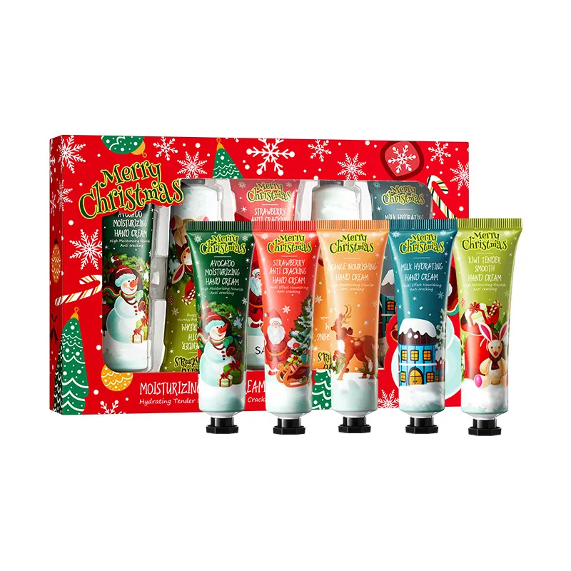 OEM/ODM Whitening Hand Lotion Moisturizing and Soothing Christmas Hand Cream Set