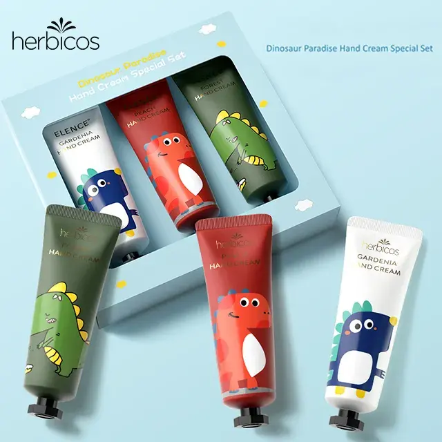 Herbicos Wholesale OEM Plant Extract Hand Care Gift Box Moisturizer Beauty Hand Care Hand Cream Set