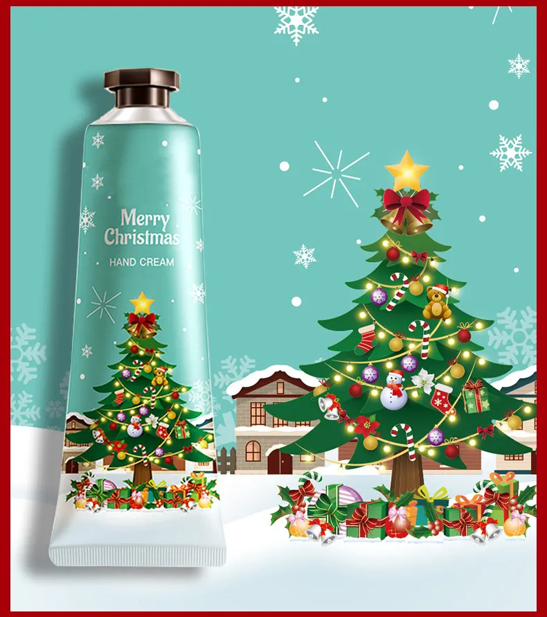 Fruit Moisturizing Hand Cream Repair Dry and Rough Skin Brighten Skin Tone Christmas Gift Set Hand Lotion Set