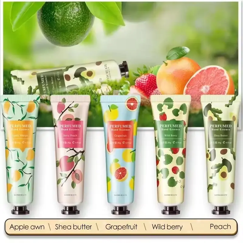 Custom logo Hyaluronic Acid Retinol Hand and Nail Cream Moisturizing Extract Brightening Hydrating Vitamin E Hand Cream Lotion