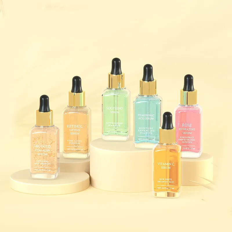 Hyaluronic Acid Liquid Whitening Blemish Ampoules Anti-acne Rejuvenation Solution Snail 30% VC Peptide Face Brightening Serum