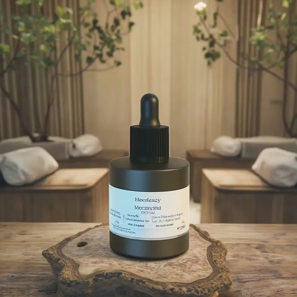 Private Label Deep Hydrating Whitening Face Serum Vitamin C & E Serum for Sensitive Skin Aloe Vera and Green Tea Face Care