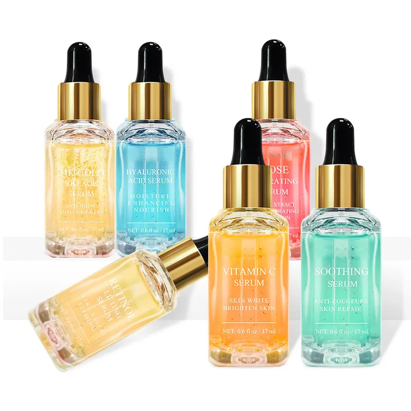 Nature Skin Care Formula Seaweed Water Balance Dark Spot Removal Double Layer 2 in 1 Face Serum