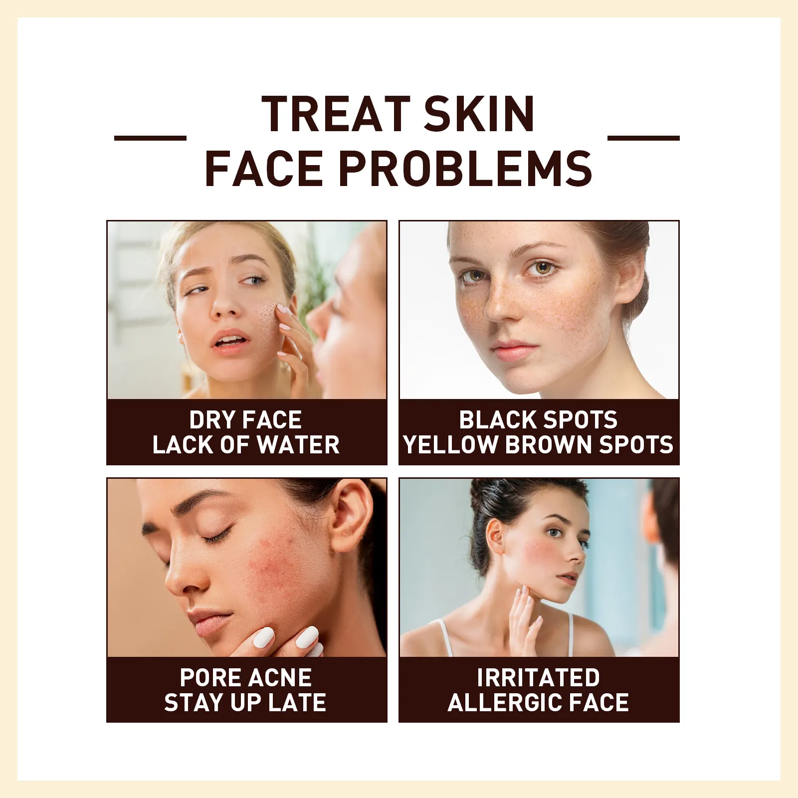 Private Label Hyaluronic Acid Face Serum Rice Smoothing Anti-Aging Whitening Firming Nourishing Anti-Cracking Repairing