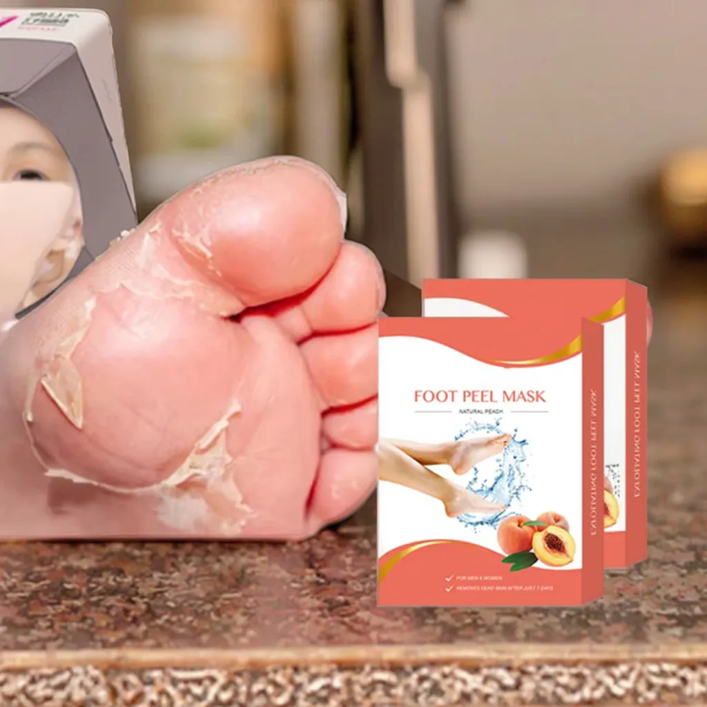 Private Label Organic Herb Infused Foot Peel Mask Aloe Vera Spa Cream Gel Hot Selling Exfoliating Lotion for Dead Skin Removal
