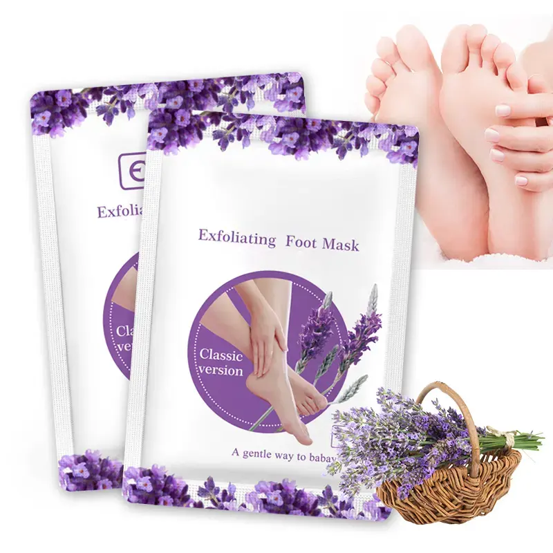 Foot Care Exfoliation Mask Organic Foot Peel Mask Peeling Nourishing Exfoliating Feet Mask