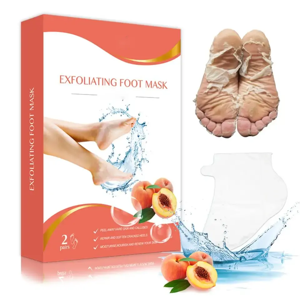 Foot Care Exfoliation Mask Organic Foot Peel Mask Peeling Nourishing Exfoliating Feet Mask