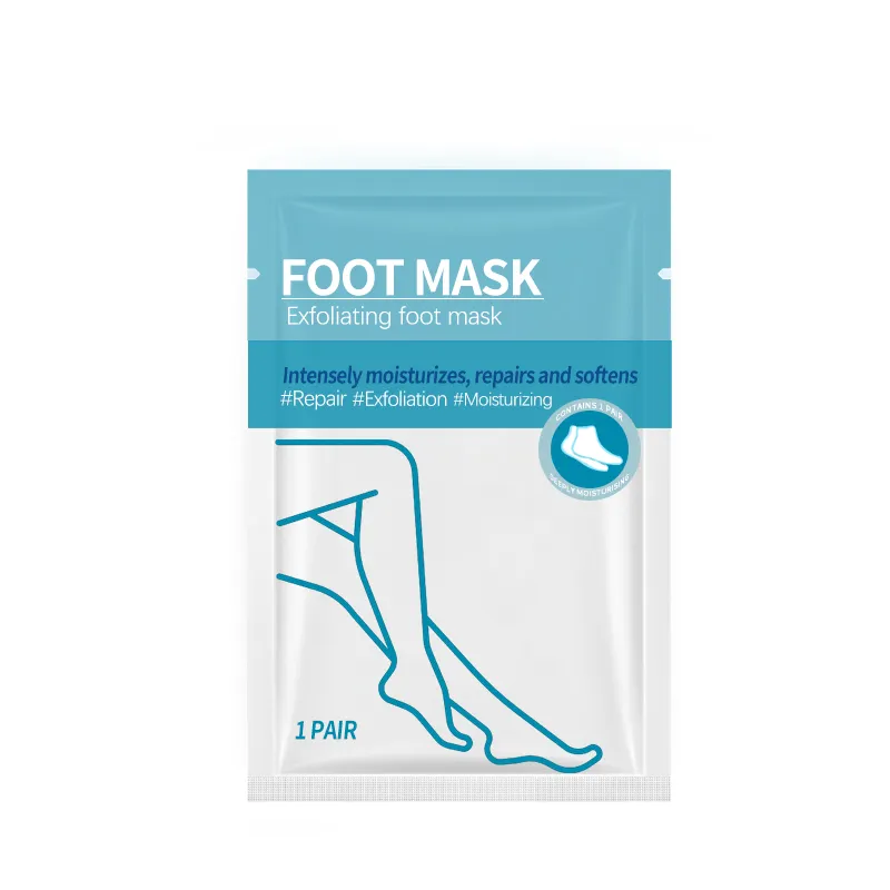 Herbicos Korean Foot Peeling Mask ODM/OEM Hydrating Cleansing Legs Private Adult Skin Care Wholesale Moisturizing Foot Mask