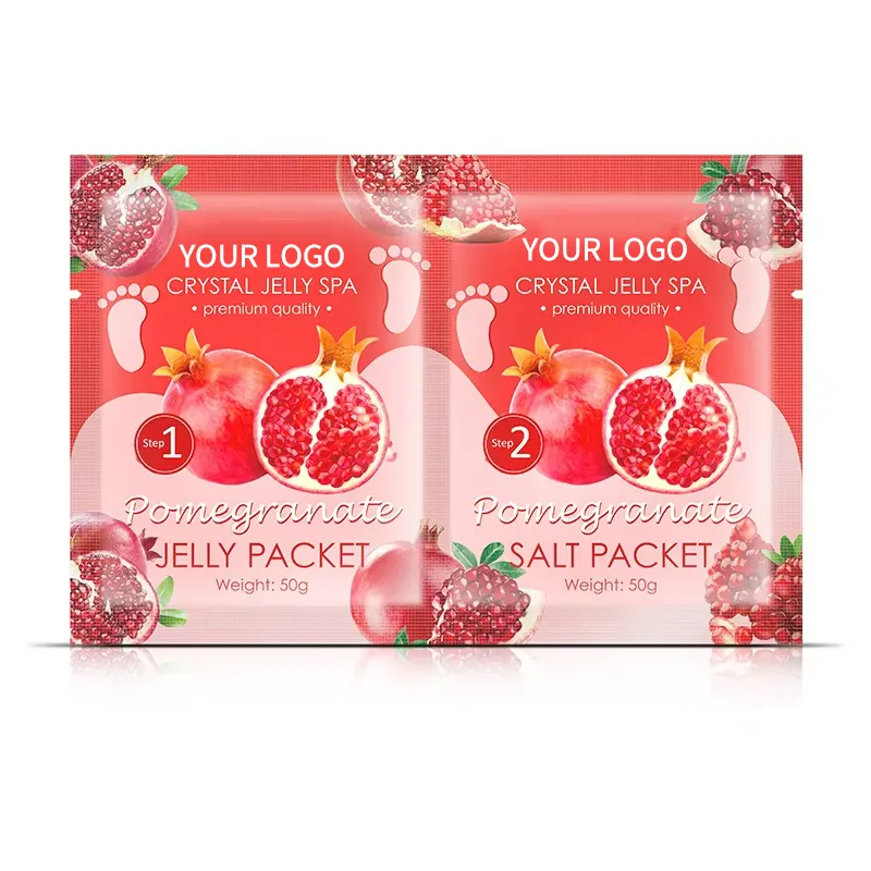 OEM ODM Vegan Gel Foot Mask Natural Skin Care Exfoliator Whitening and Moisturizing Foot Spa Treatment