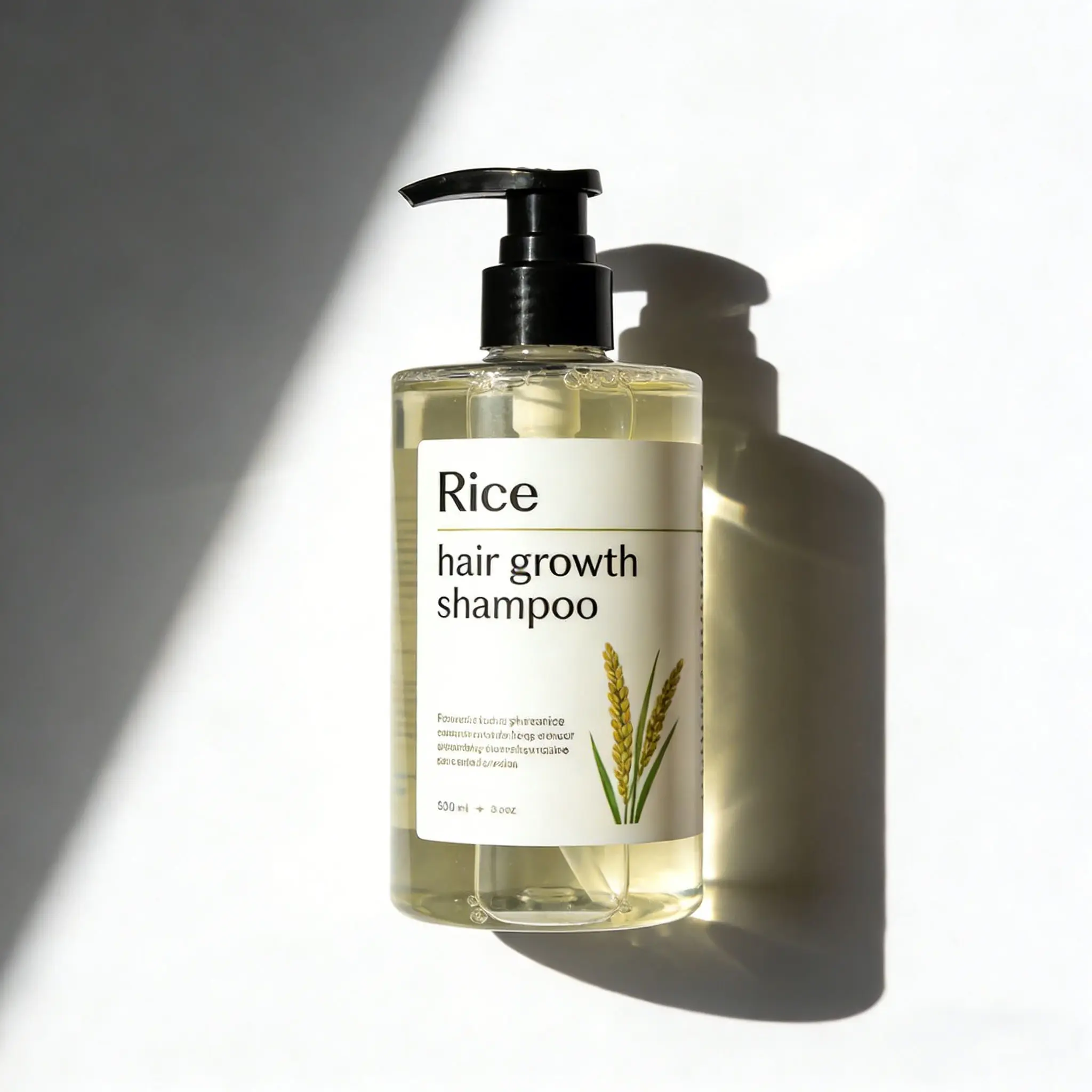 Private Label Rice Water Hair Growth Shampoo and Conditioner for Thick Hair