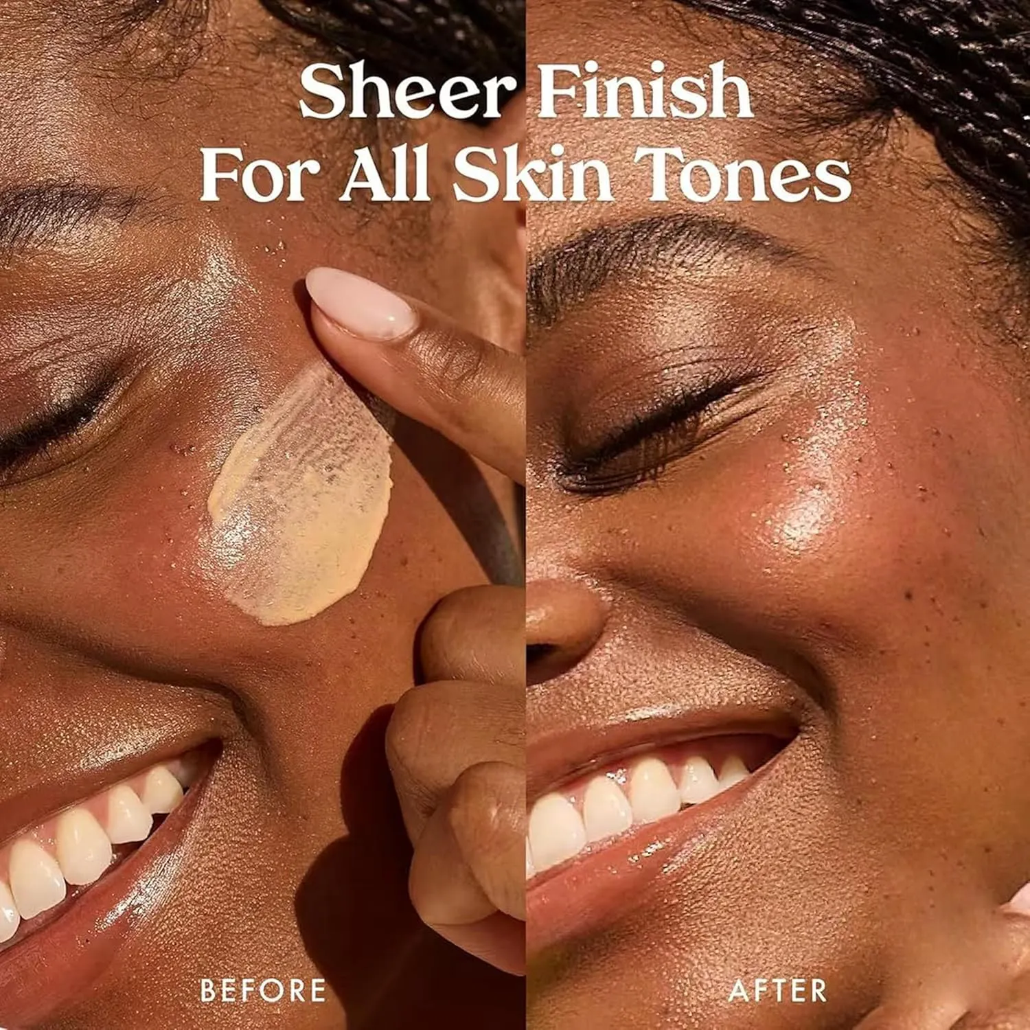 Sheer Tint Broad Spectrum SPF 50 Tinted Water-Resistant Hydrating Tinted Sunscreen for Use Alone or Under Foundation & Makeup